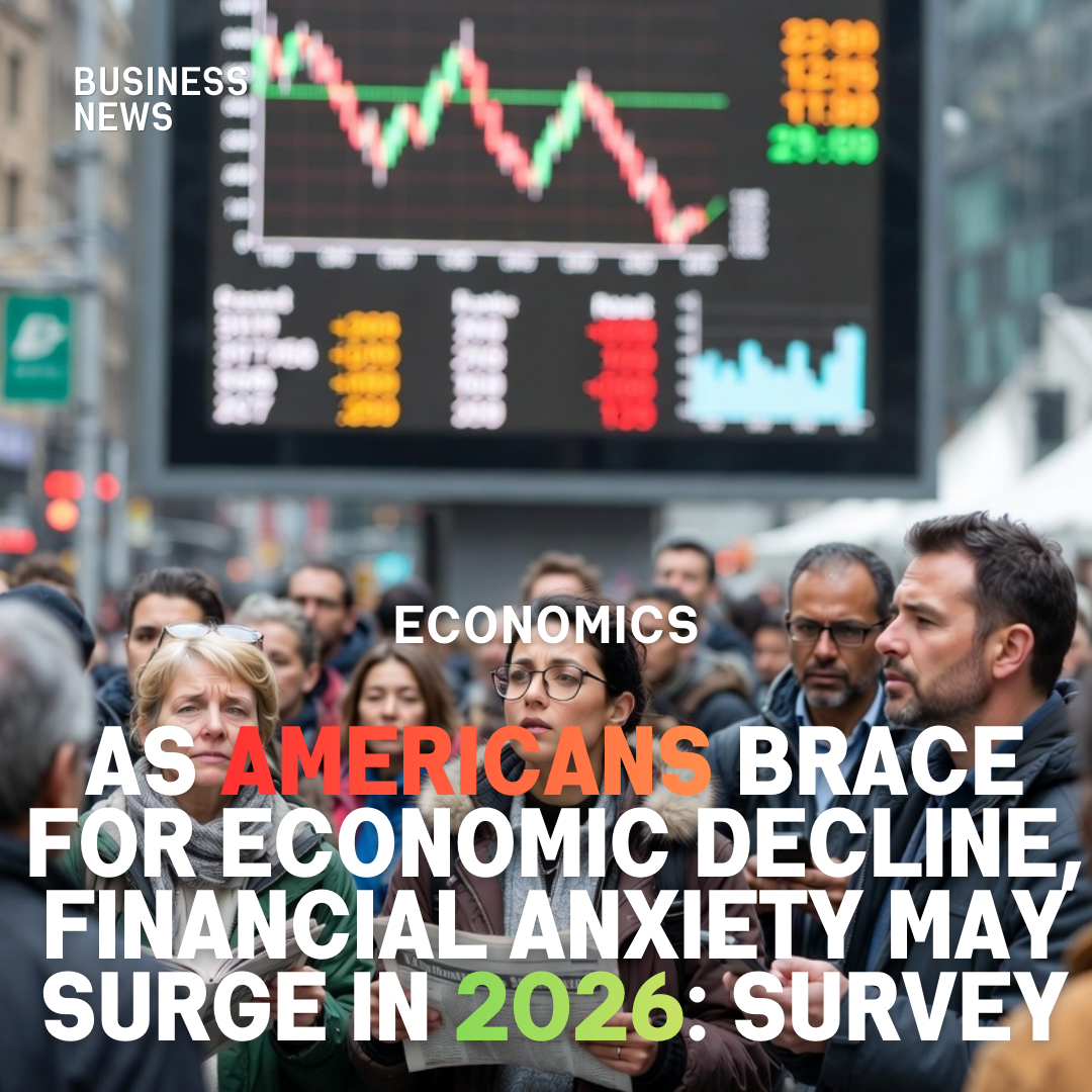 As Americans brace for economic decline, financial anxiety may surge in 2026: Survey